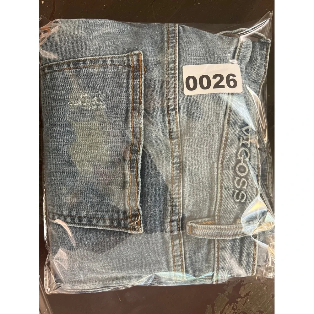 Vigoss Keith 320 Skinny Jeans Medium‎ Wash Distressed Mens Size 32x32